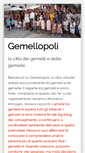 Mobile Screenshot of gemelliditalia.com